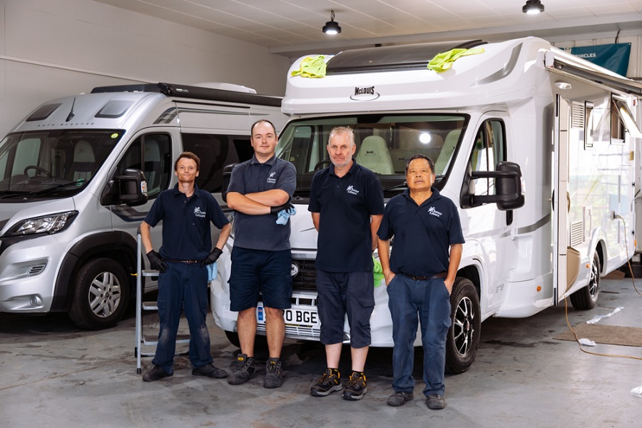 The Clean Team - Paul, Duncan, Michael & Mahendra