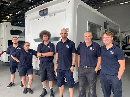 Workshop Technicians - Levi, Wendy, Niall, Darren, Peter & Finley