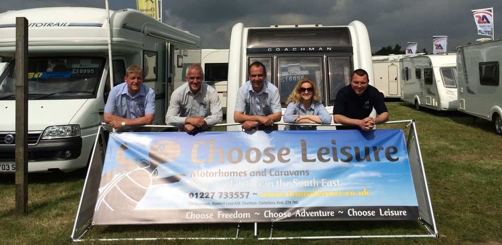 Caravan Show at Detling Showground